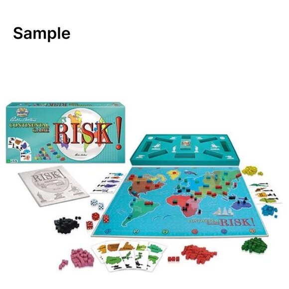 Risk 1959 First Edition Classic Reproduction Board Game | Continental Wooden Pcs - Picture 5 of 9